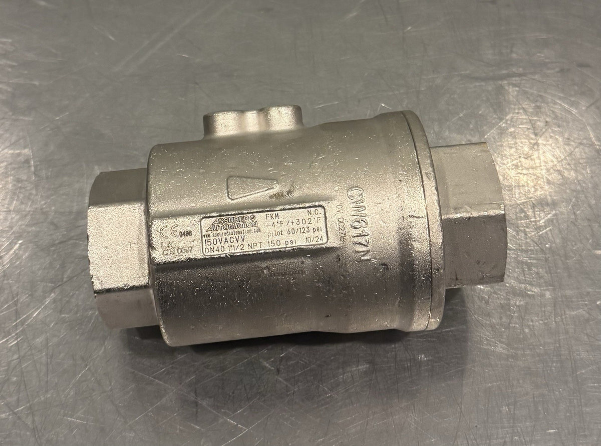 Assured Automation 150VACVV Compact Brass On/Off Valve NEW! FREE SHIPPING!