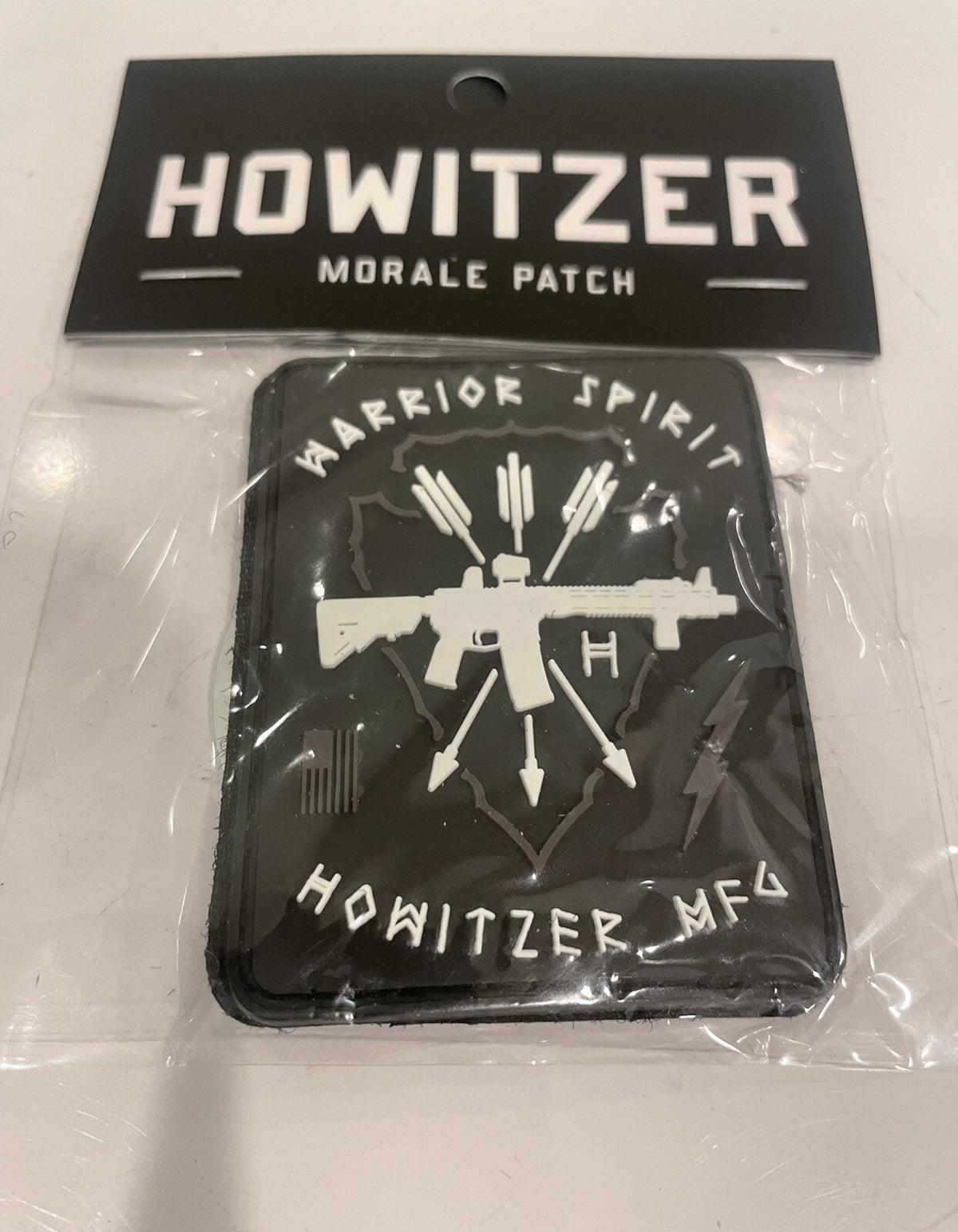 Howitzer Clothing Warrior Spirit Morale Patch OS CV4047 NEW! SHIPS FREE!