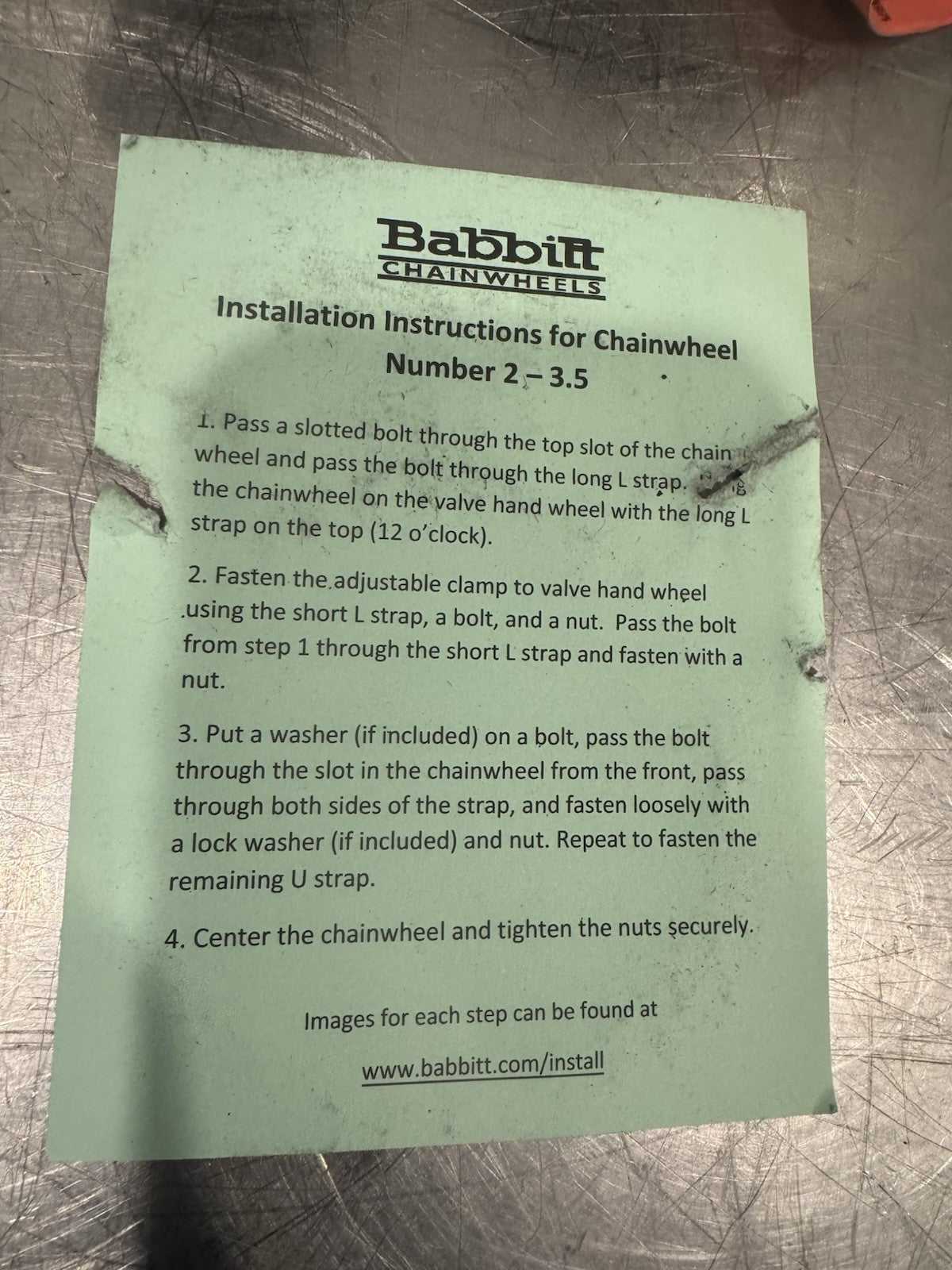 Babbitt Adjustable Sprocket Arm No. 2 Ductile Iron 7-3/4 to 9 NEW IN BOX!