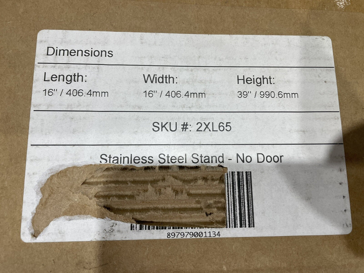 2XL65 Garbage Can Wipe Dispenser Stainless Steel NEW IN BOX! FREE SHIPPING! 