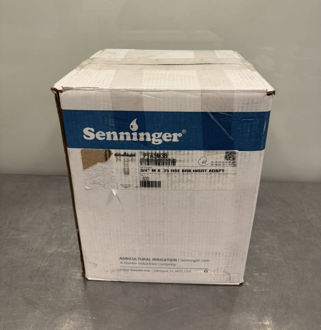 Senniger FTA3F3B Fitting 3/4” Female X Barbed Connection 600 PACK NEW SHIPS FREE