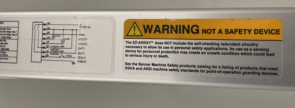 Banner EA5R1050PUXMODQ EZ-Array Light Curtain Receiver NEW! FREE SHIPPING!