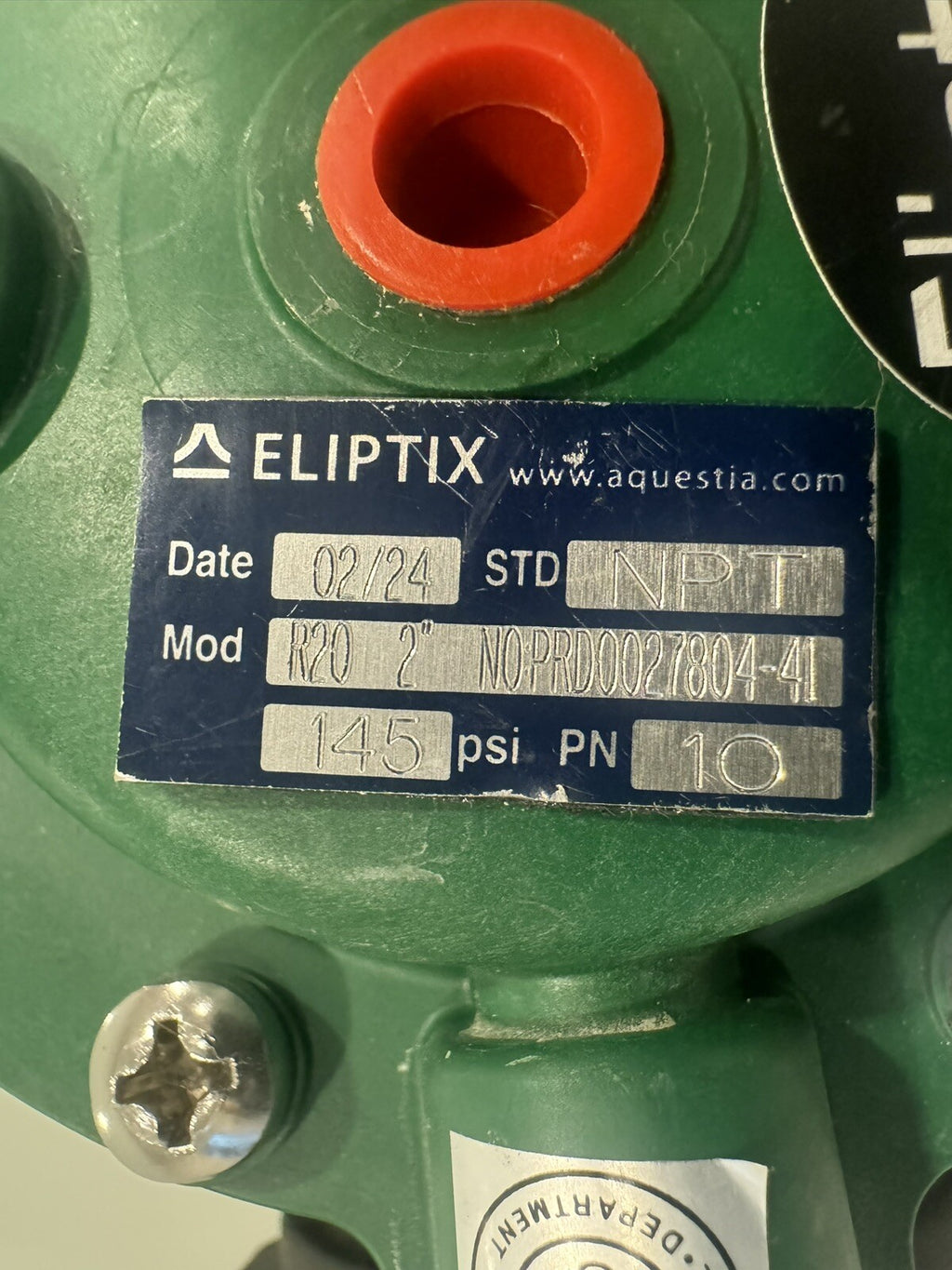 Eliptix R20 2" NPT Control Valve 145 PSI N0PRD0027804-41 NEW! FREE SHIPPING!