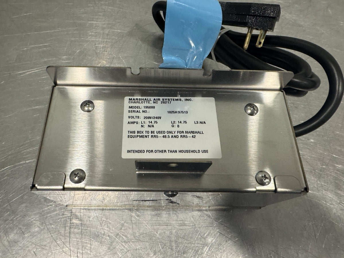 Marshall Air Systems 195000 Fry Dump Station Inline Control RR5-48.5 RR5-42 NEW!