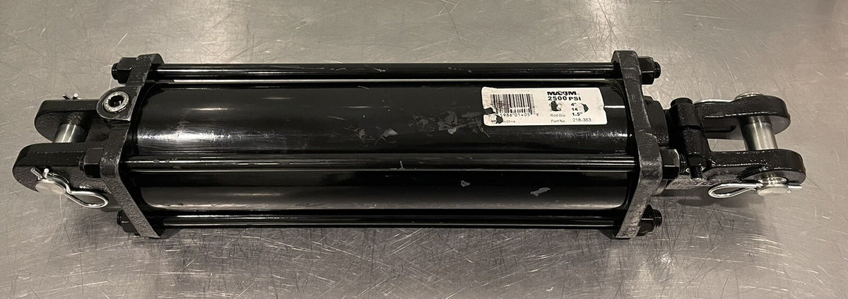 Maxim 218-363 Hydraulic Cylinder 4” Bore 14” Stroke 1.5” Rod 2500 PSI NEW!