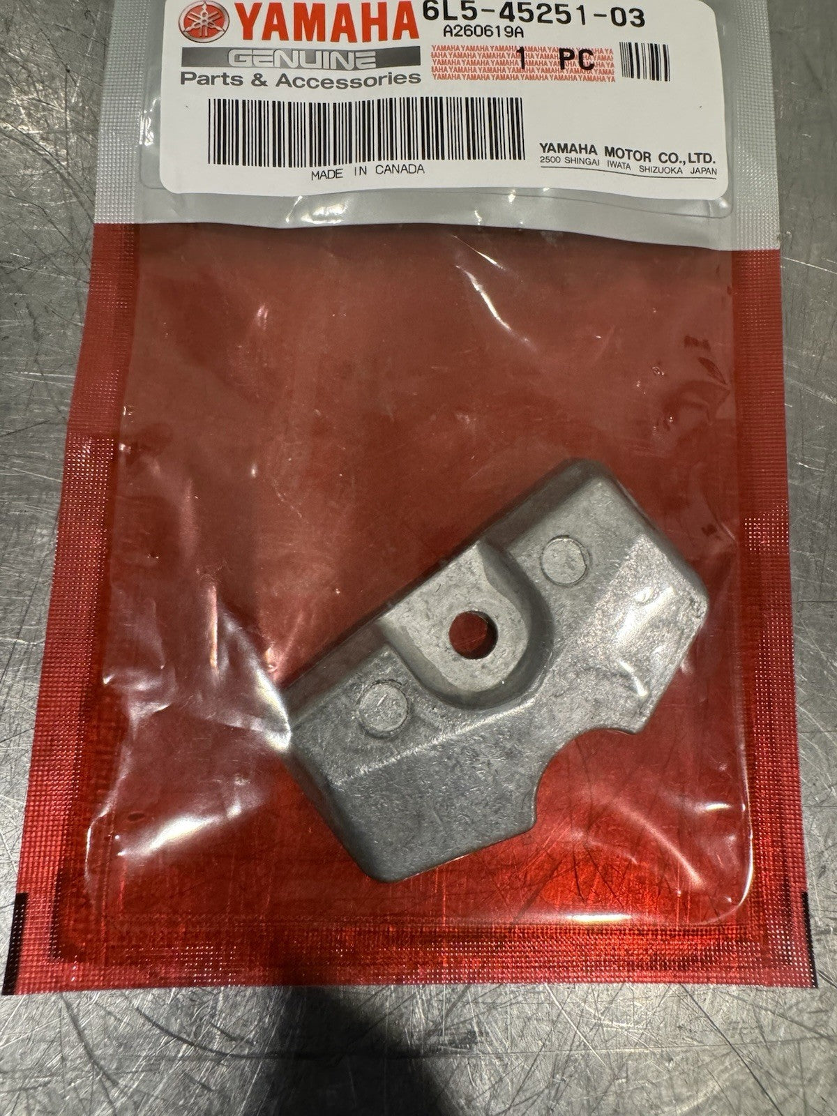 Yamaha 6L5-45251-03 Marine Anode Genuine NEW! FREE SHIPPING!
