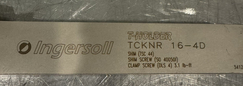 Ingersoll TCKNR16-4D Turning Toolholder 3602966 NEW! FREE SHIPPING!
