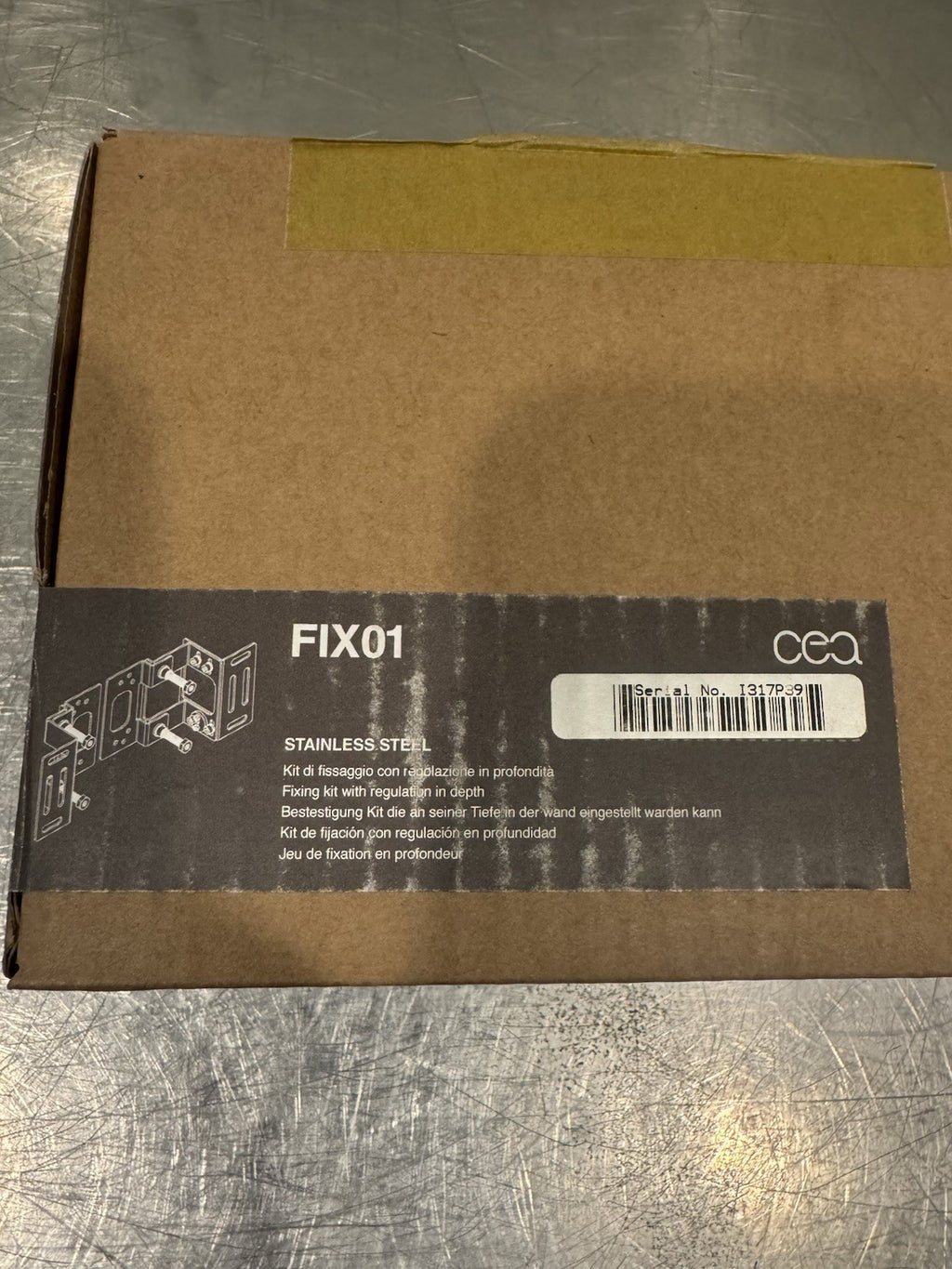 CEA Design FIX01 Auxiliary Bracket Stainless Steel NEW! FREE SHIPPING!