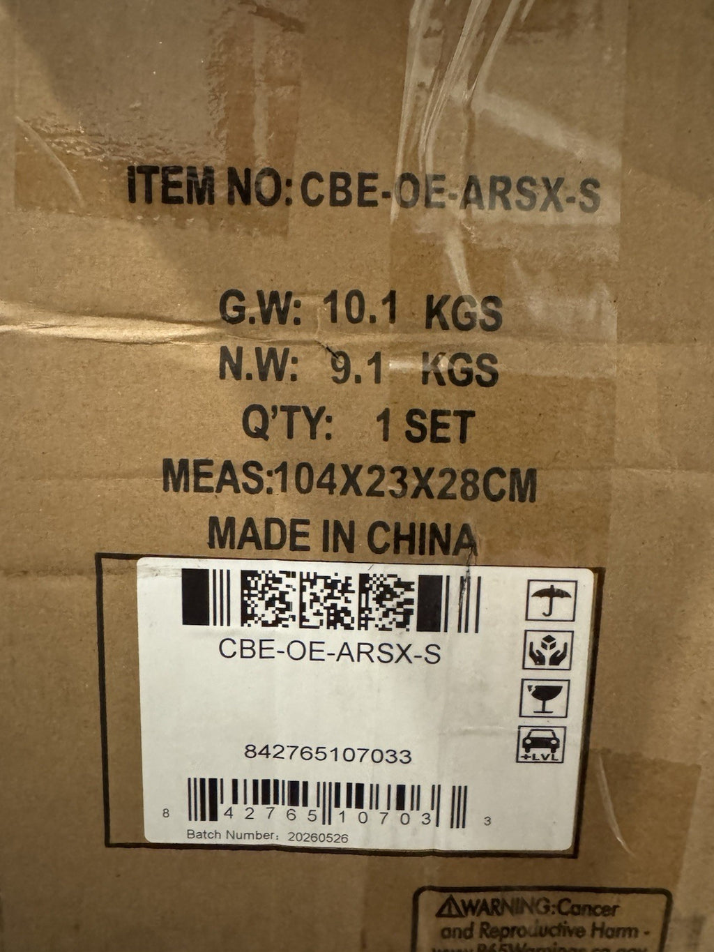 CBE-OE-ARSX-S DNA Motoring Catback Exhaust System Stainless NEW IN BOX!