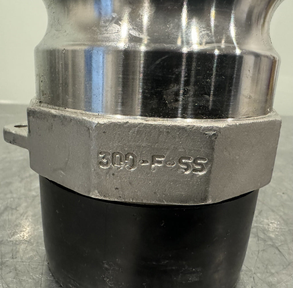 Dixon 300-F-SS Cam & Groove Type F Adapter X Male NPT NEW! FREE SHIPPING!