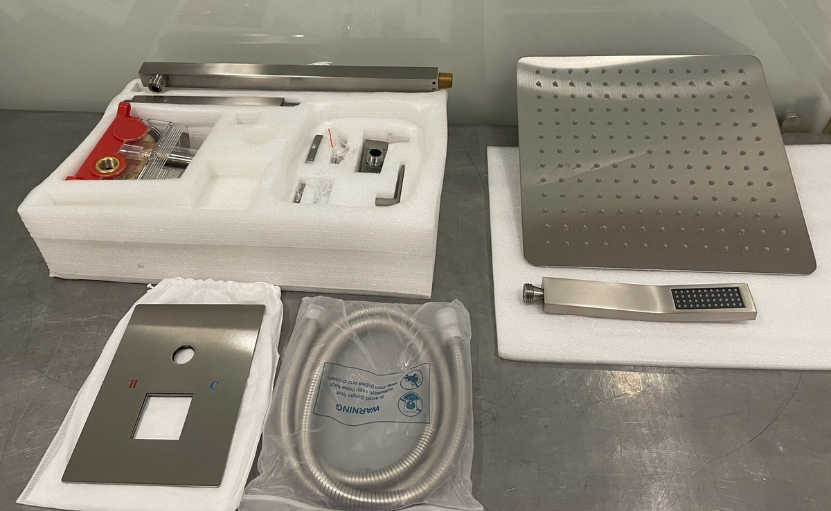 TH600DF-12NS Shower System Brushed Nickel NEW IN BOX! FREE SHIPPING!