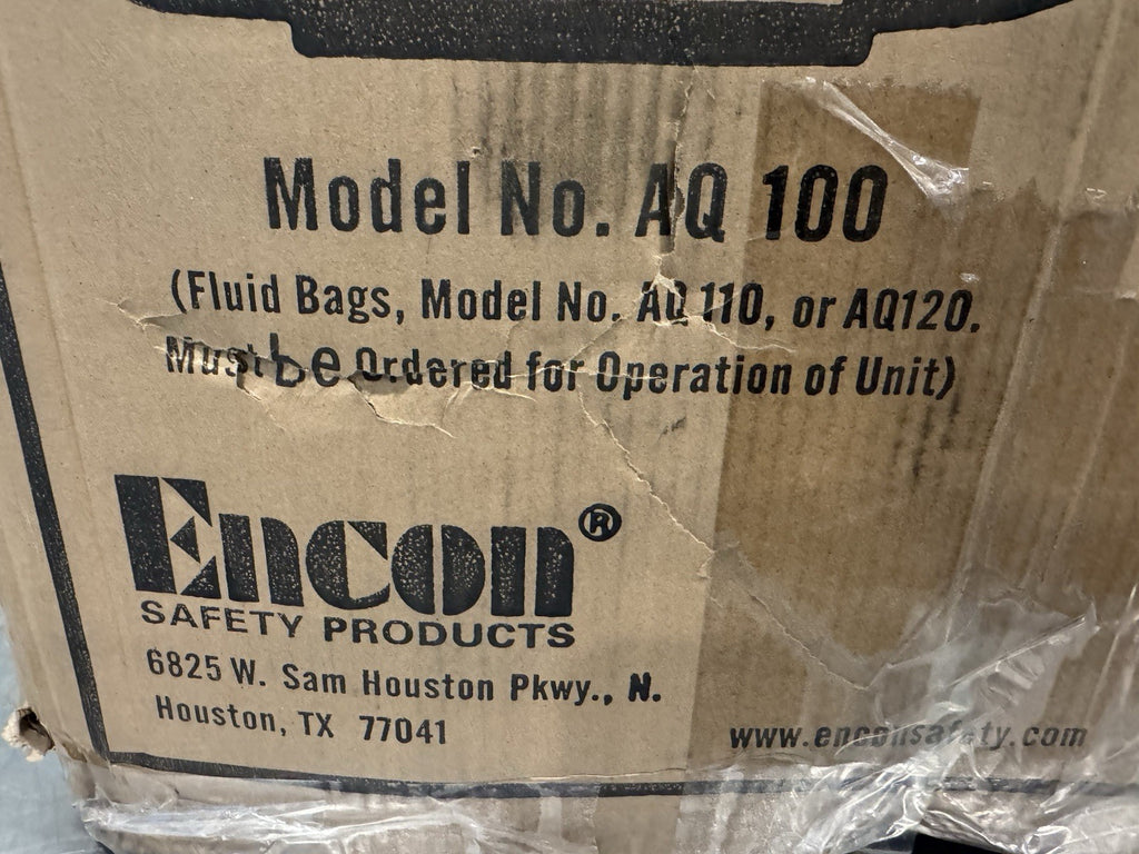 Encon Aquarion AQ-100 Emergencey Eye Wash Station Wall Mount Self-Contained NEW