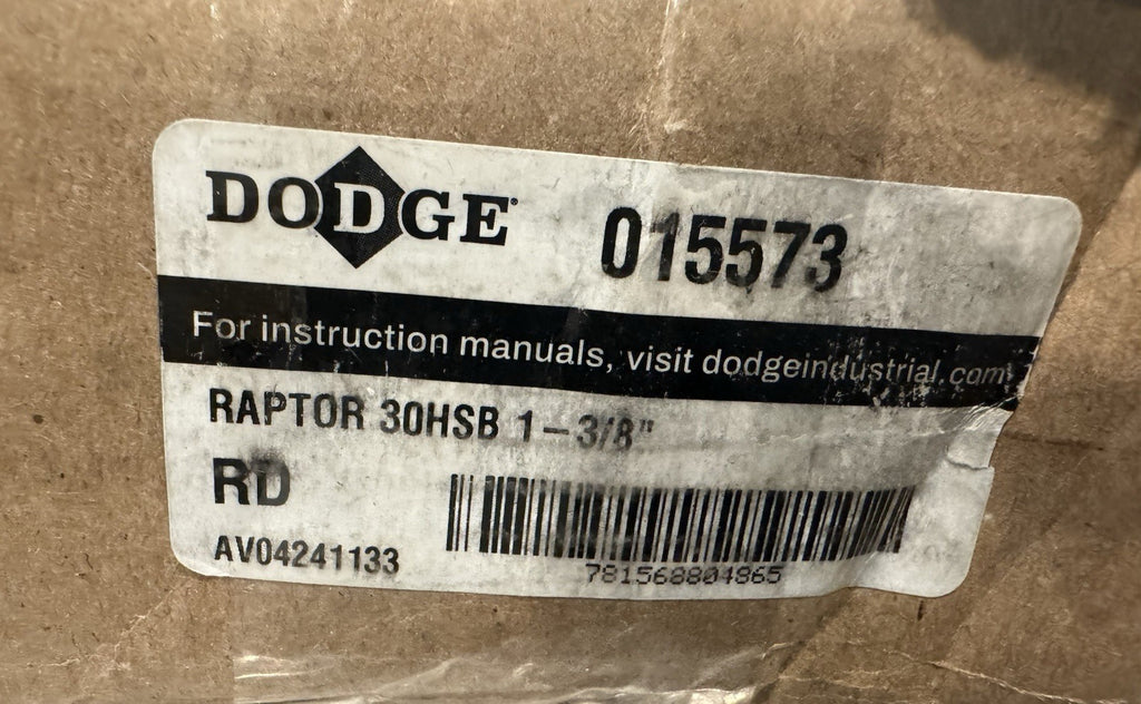 Dodge 015573 Raptor 30HSB 1-3/8 Tire Coupling Hub NEW! FREE SHIPPING!