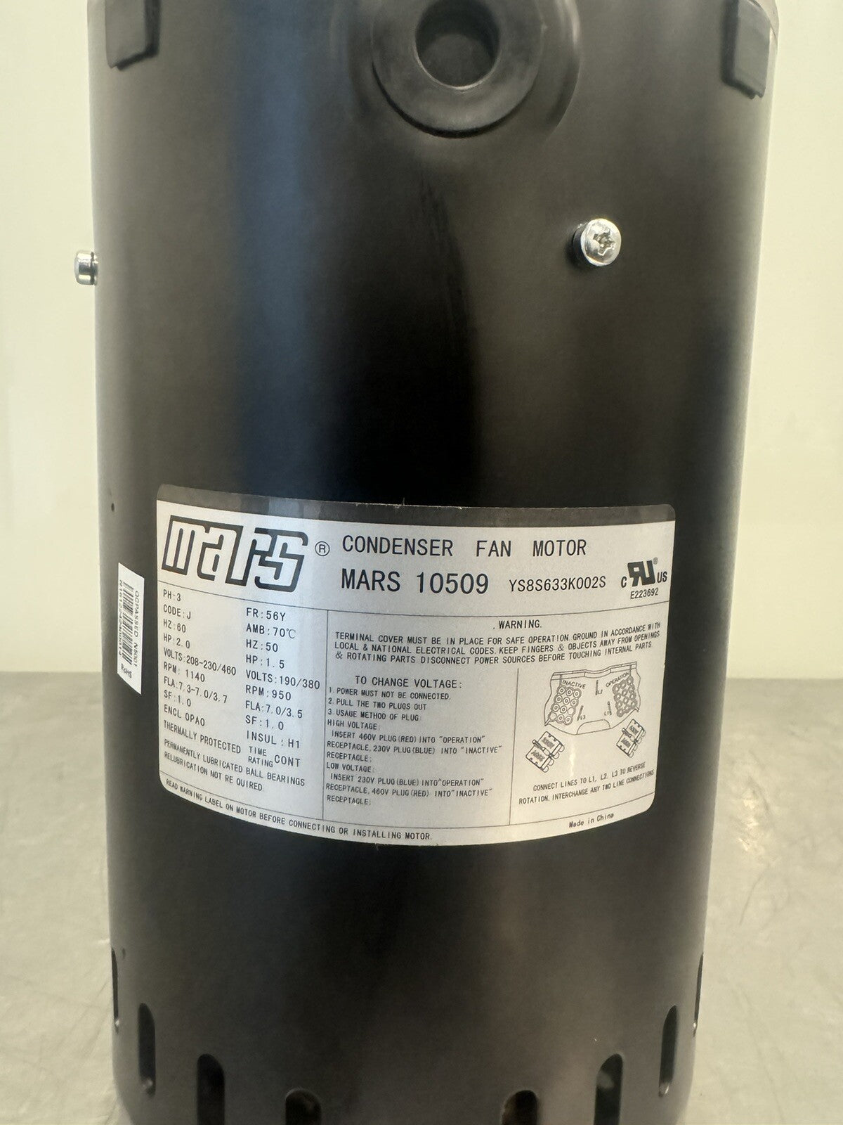Mars 10509 Motor 2HP 3PH 208-230/460V NEW IN BOX! FREE SHIPPING!