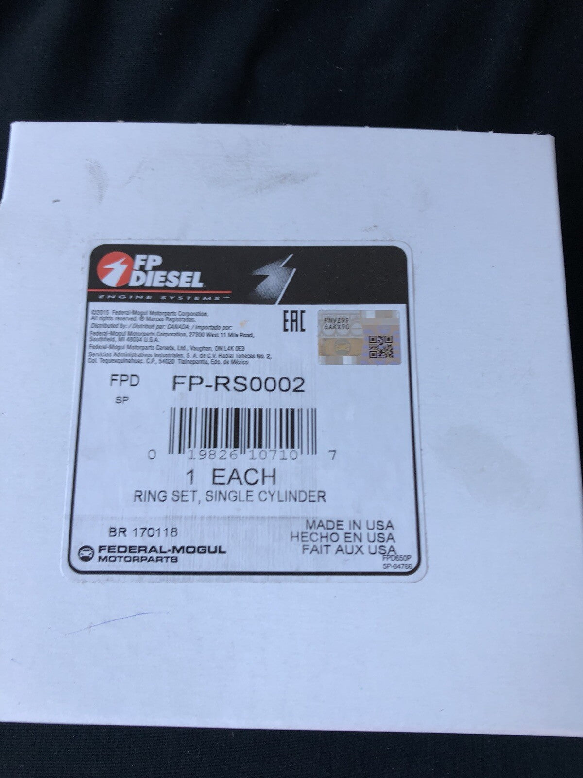 FP Diesel FP-LK2382701 Cylinder Replacement Kit Federal Mogul NEW IN BOX