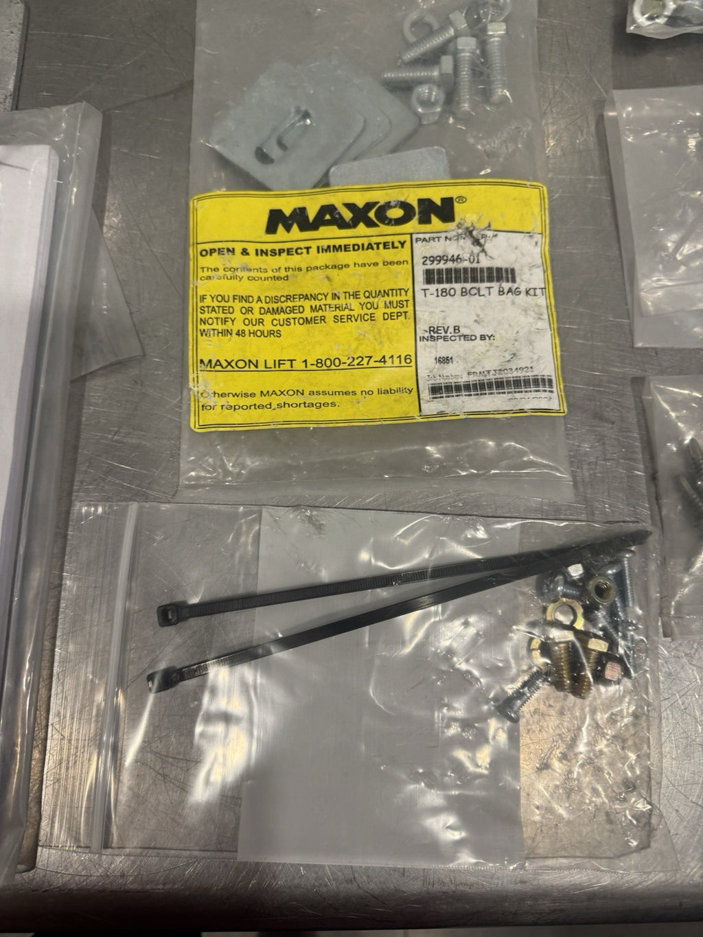 Maxon 210670-01G Galvanized Install Kit GM 2500/3500 NEW IN BOX! FREE SHIPPING!