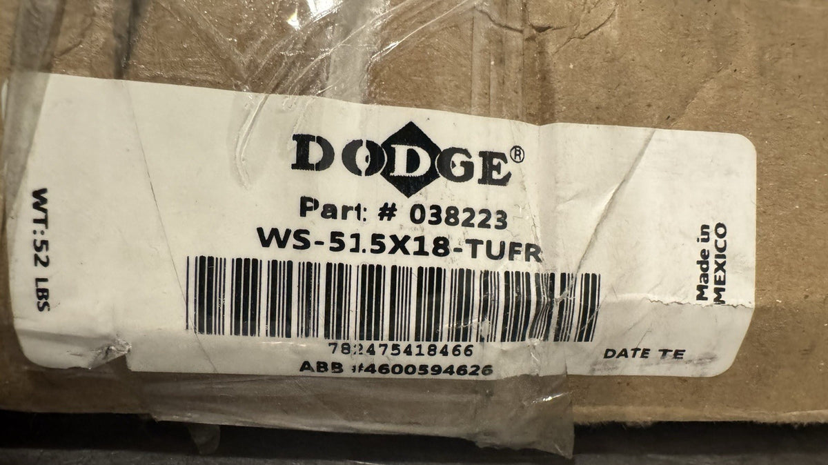 Dodge 038223 Plain Bearing Take Up Frame WS-515X18-TUFR NEW IN BOX! SHIPS FREE!