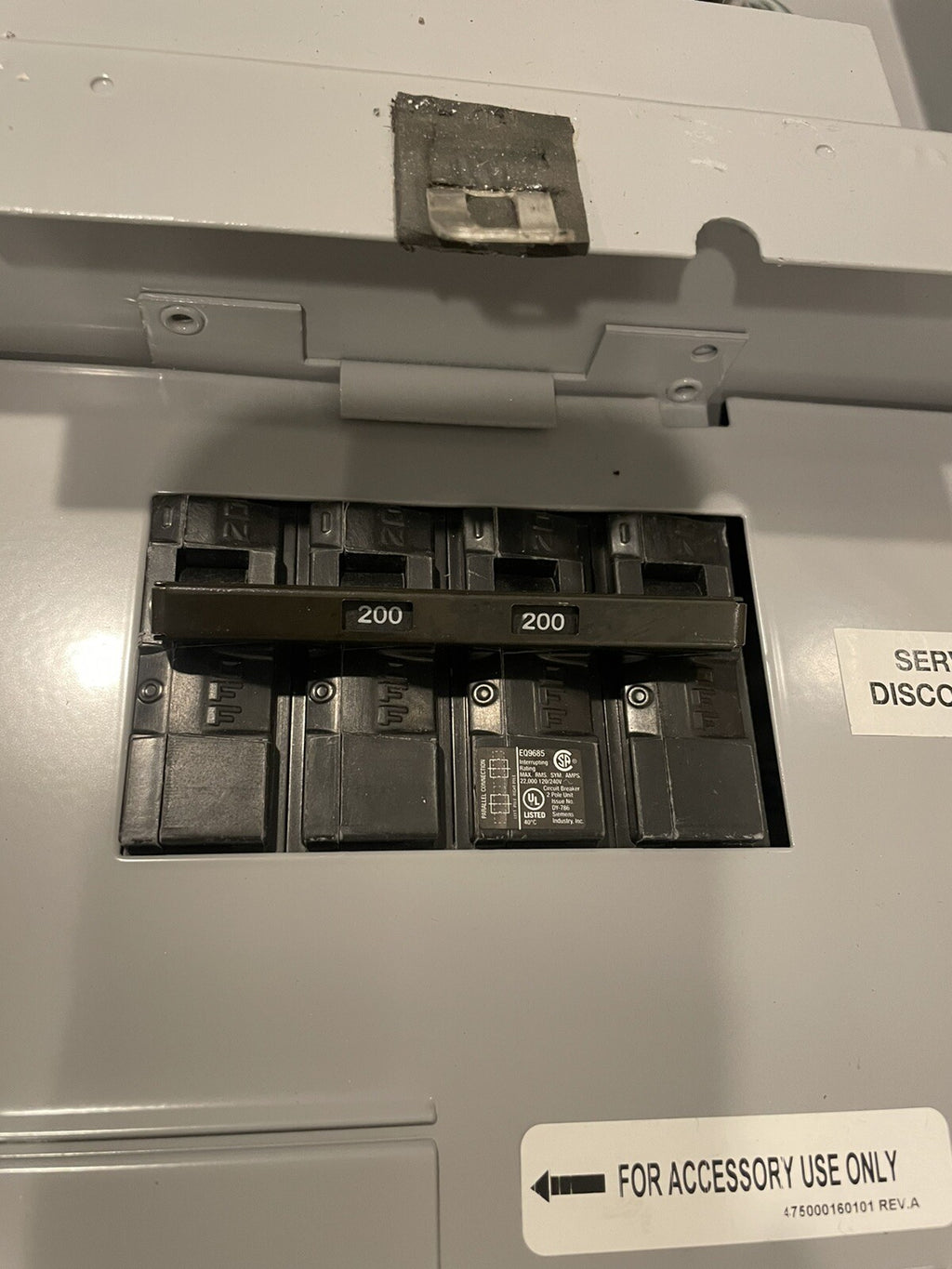 Siemens MC0816B1200JLT Load Center Combo Meter Socket 200A 8 Spaces NEW IN BOX!