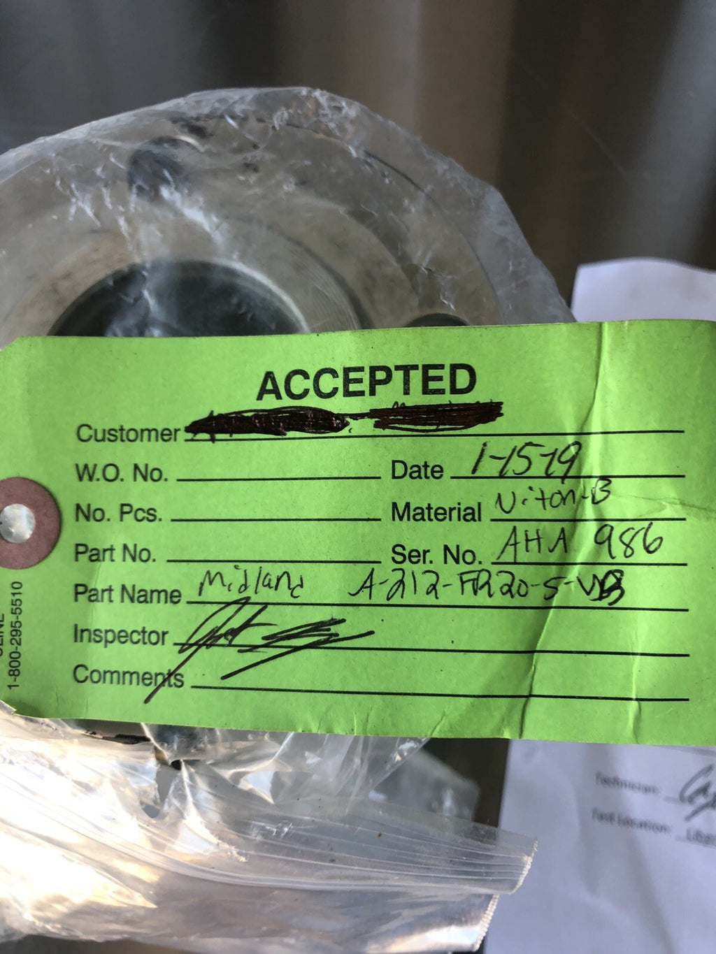 Midland A-212-FR20-5-VB Vacuum Relief Valve Refurb NEW!!! FREE SHIPPING!!!