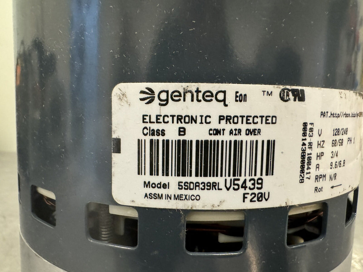 Genteq 5SDA39RLV5439 3/4HP 120/240V Blower Motor BT1340045 NEW! FREE SHIPPING!