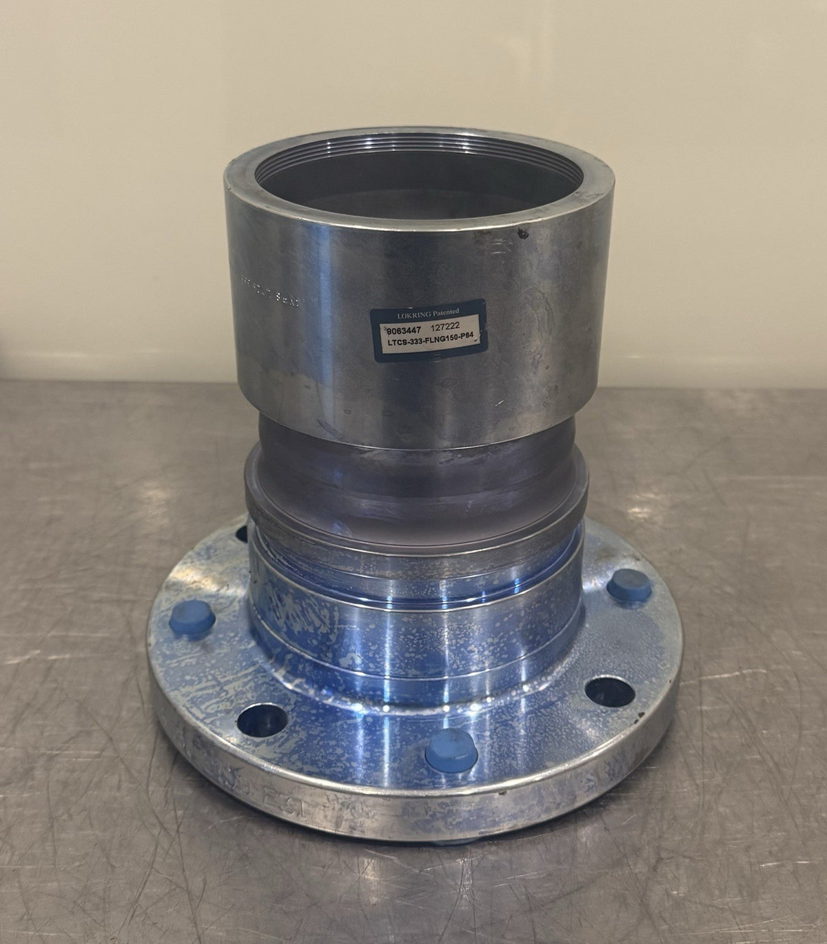 Lokring LTCS-333-FLNG150-P64 Flange Class 150 Carbon Steel 8 Bolt 9063447 NEW!