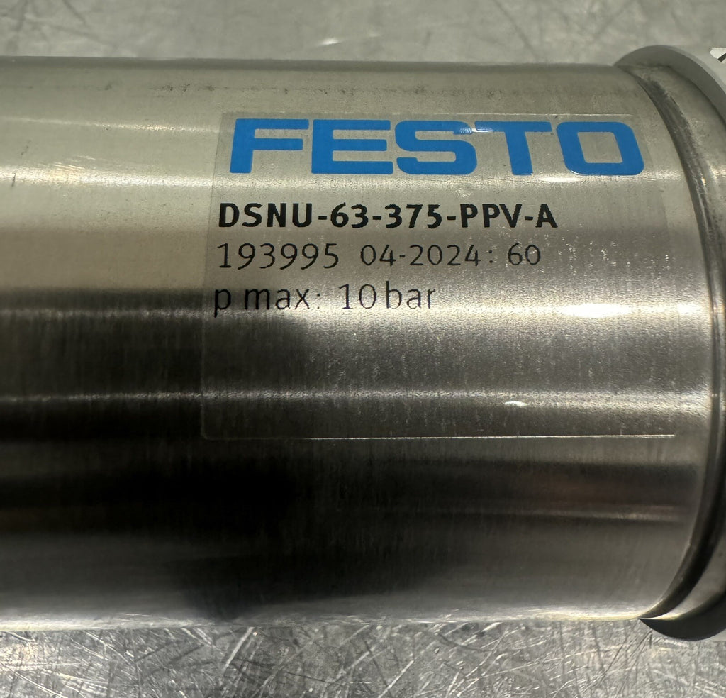 Festo DSNU-63-375-PPV-A Pneumatic Cylinder 193995 NEW! FREE SHIPPING!