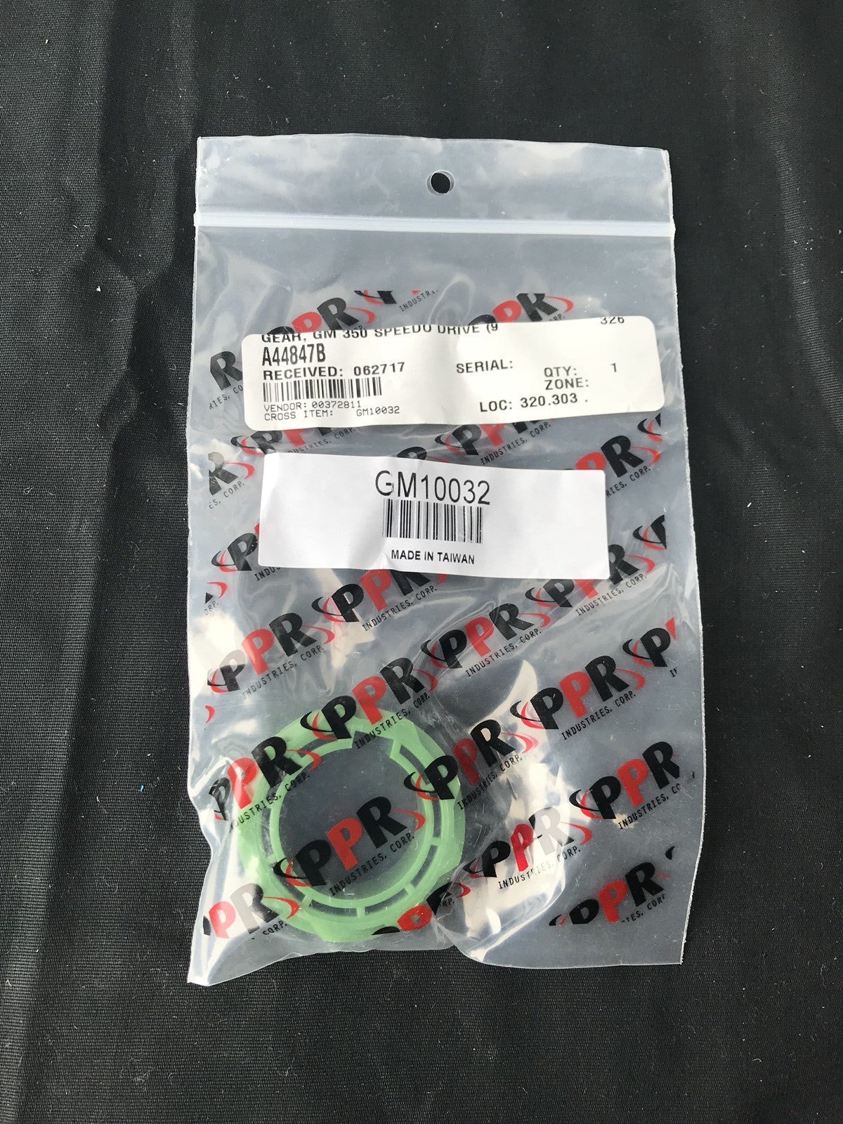 PPR GM 350 Speedo Drive Green A44847B NEW