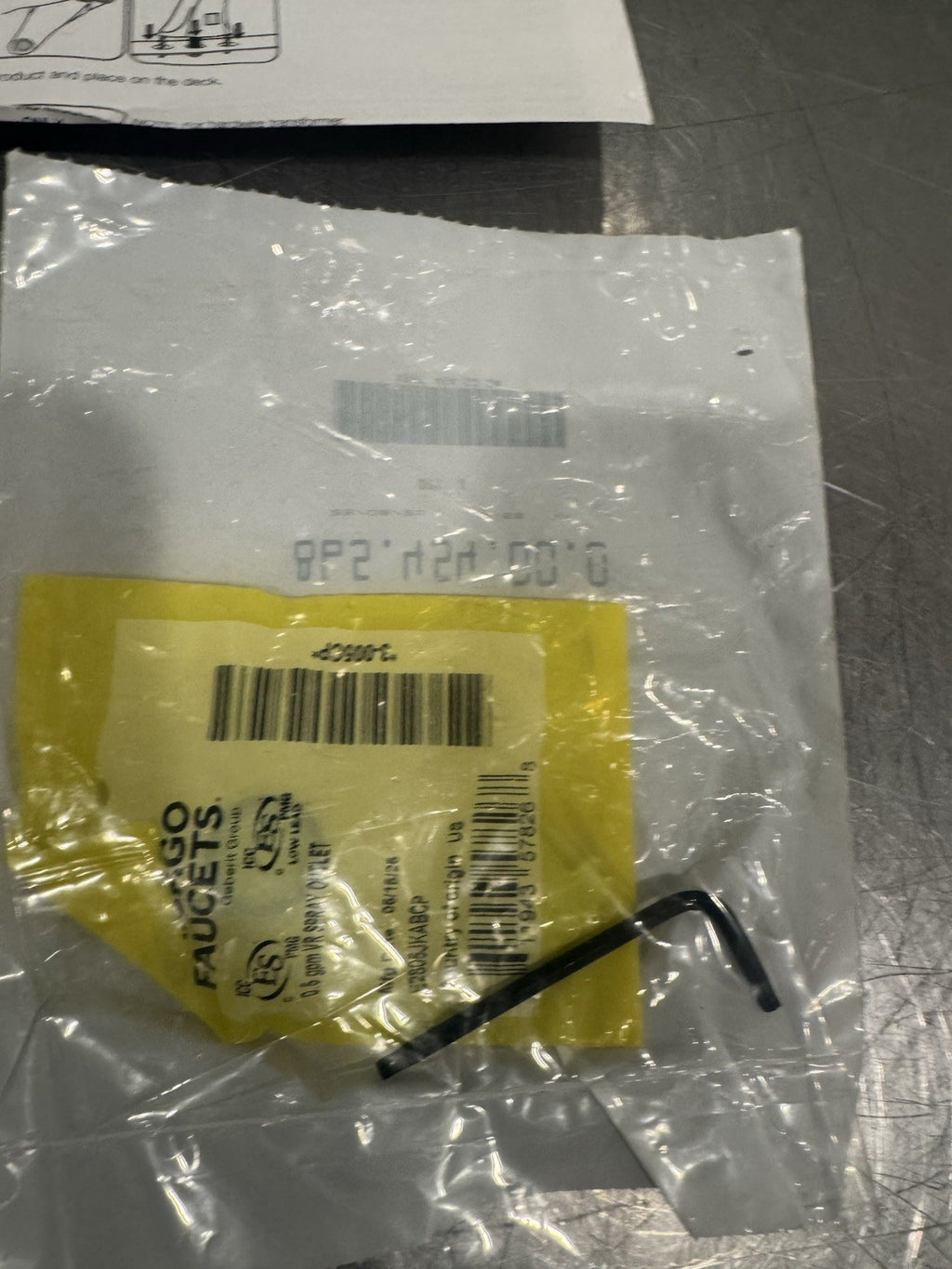 Chicago Faucet 116.706.AB.1T Deck Mount Touch Free ETronic Electric Faucet NEW!