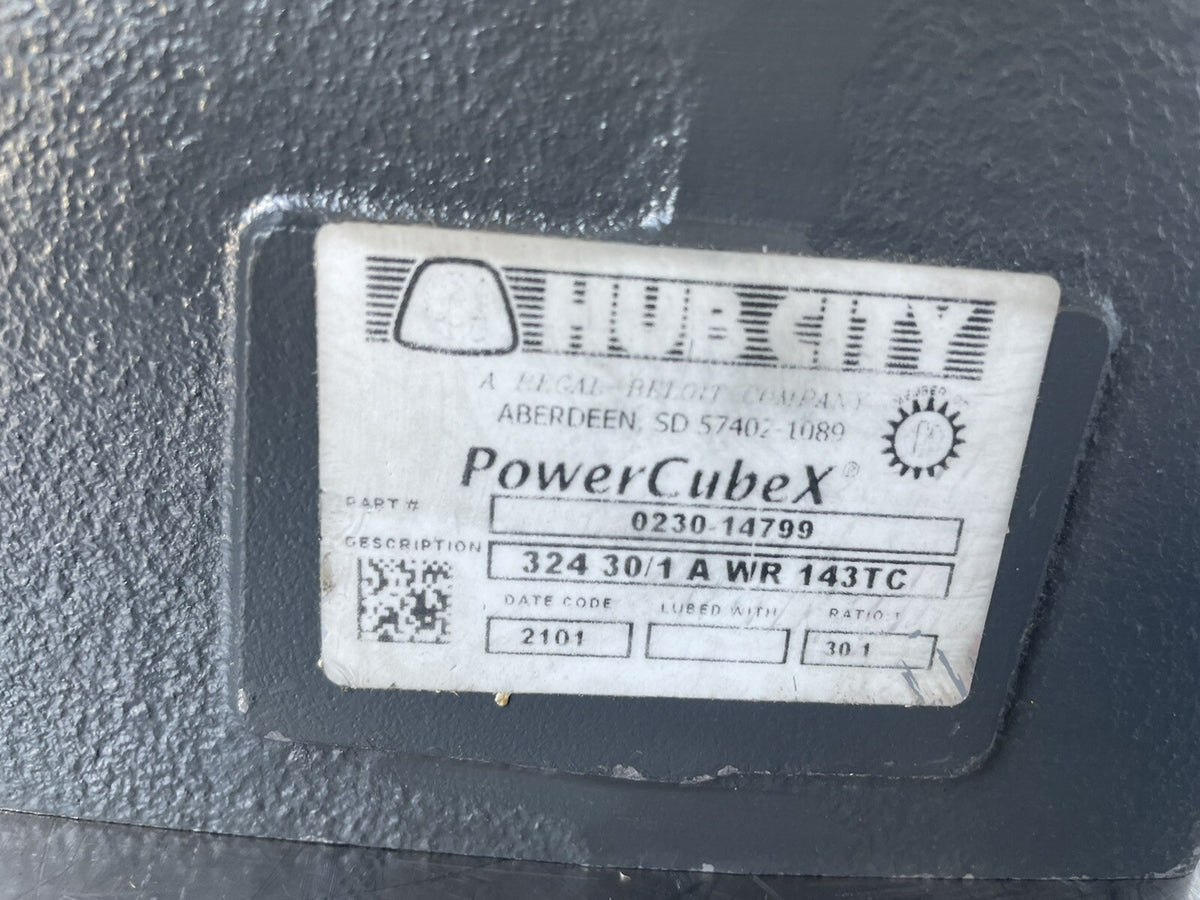 Hub City 0230-14799 PowerCubeX Worm Gear Drive 30:1 Ratio NEW! FREE SHIPPING!