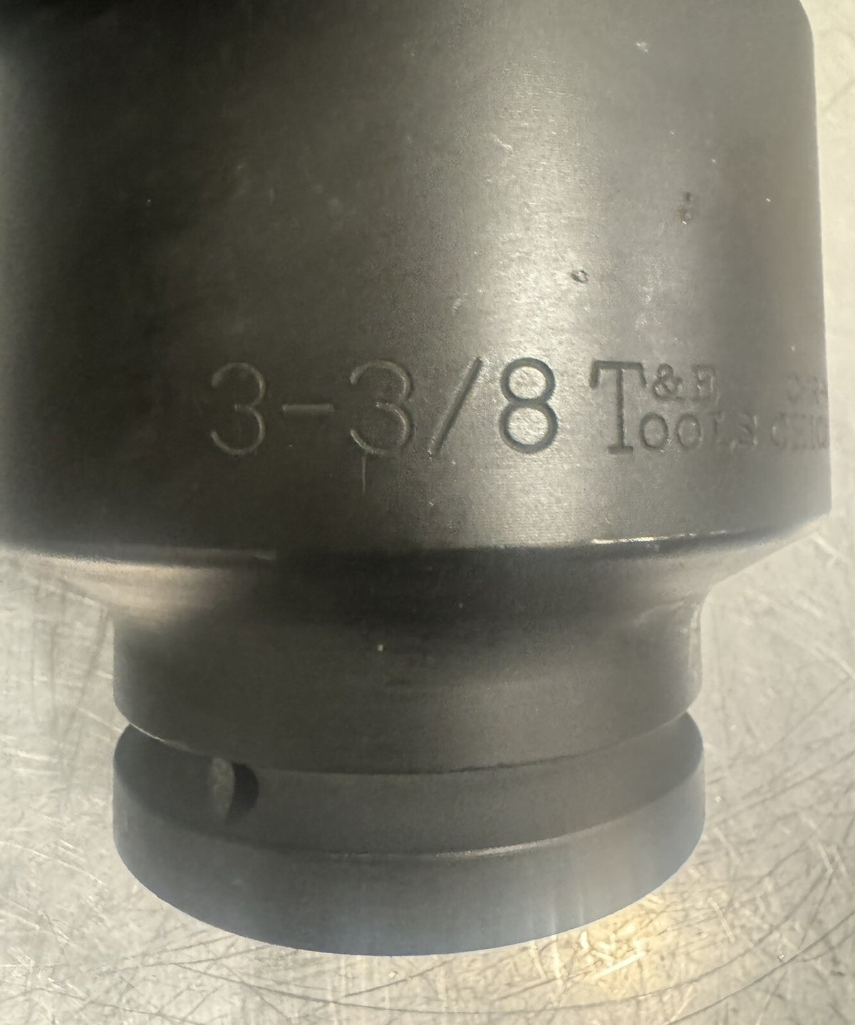 T&E Tools 76108 3-3/8” 6 Point Impact Socket 1” Drive NEW! FREE SHIPPING!
