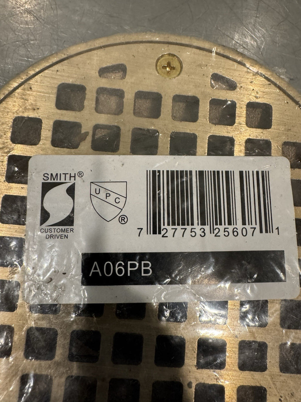 Jay R Smith A06PB Drain Cover Assembly NEW! DAMAGED THREADS! FREE SHIPPING!