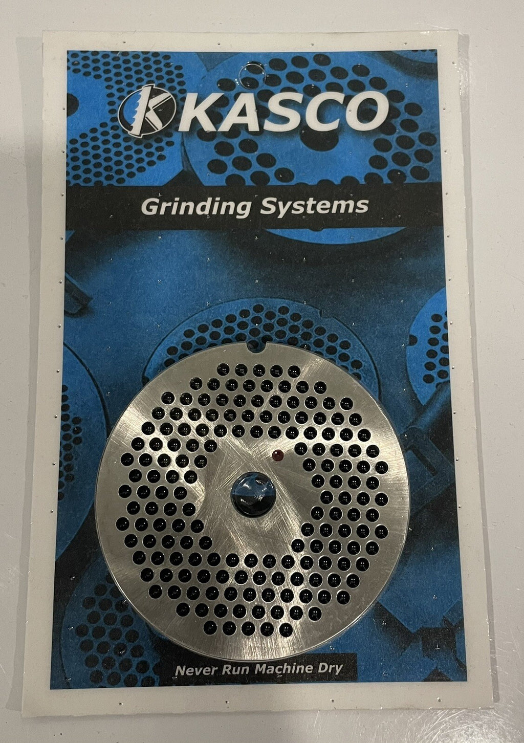 Kasco 22 0 1/8 3.5mm DC Meat Grinder Plate NEW! FREE SHIPPING!