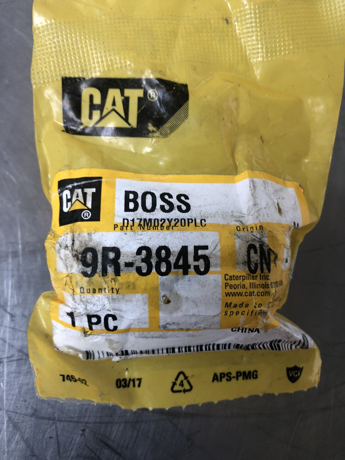 Caterpillar 9R-3845 Boss Genuine CAT NEW!! FREE SHIPPING!!