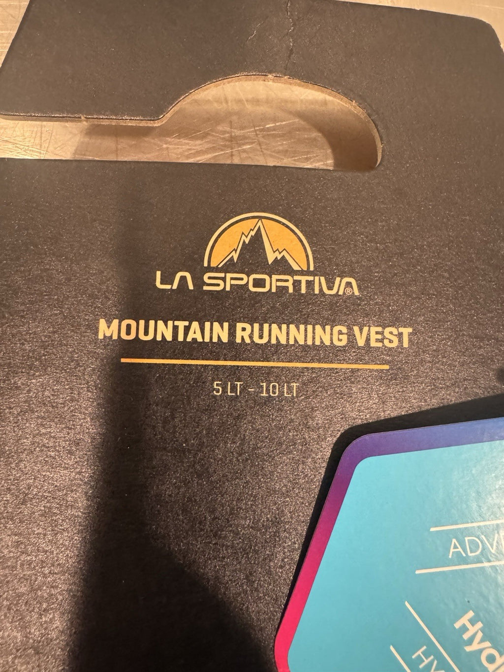 LA Sportiva Ultra Vest 10L Yellow & Black Large NEW! MISSING LID! FREE SHIPPING!
