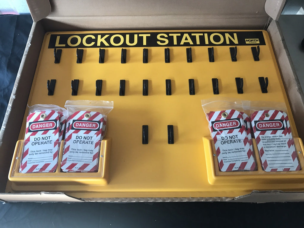 Honeywell 21'' X 29'' Polystyrene Departmental Complete Lockout Station NEW