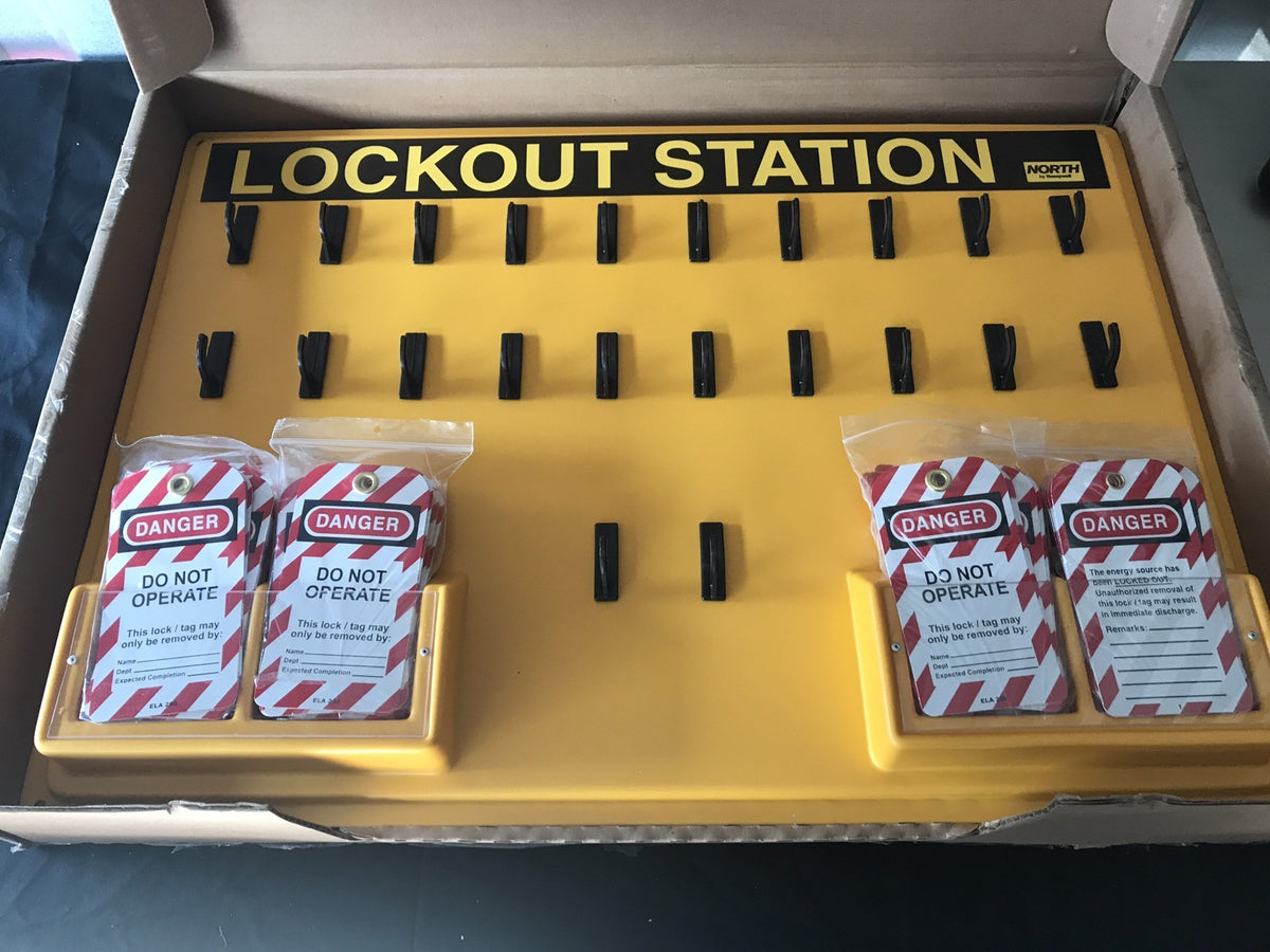Honeywell 21'' X 29'' Polystyrene Departmental Complete Lockout Station NEW