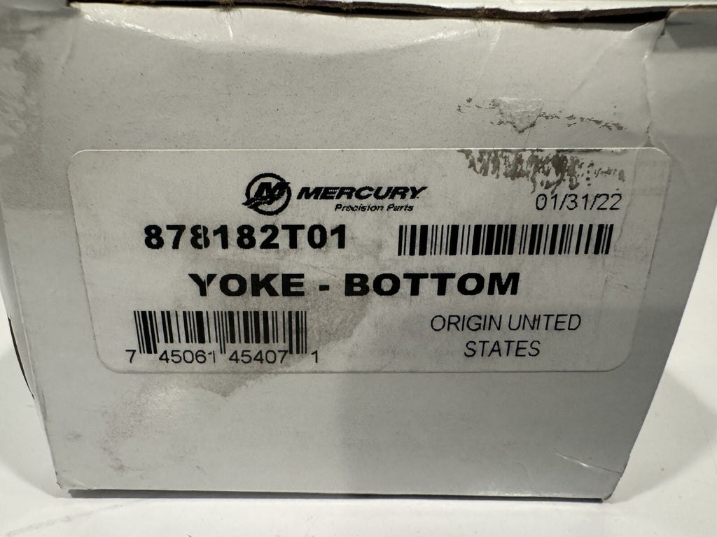 Mercury 878182T01 Yoke Bottom Genuine NEW IN BOX! FREE SHIPPING!