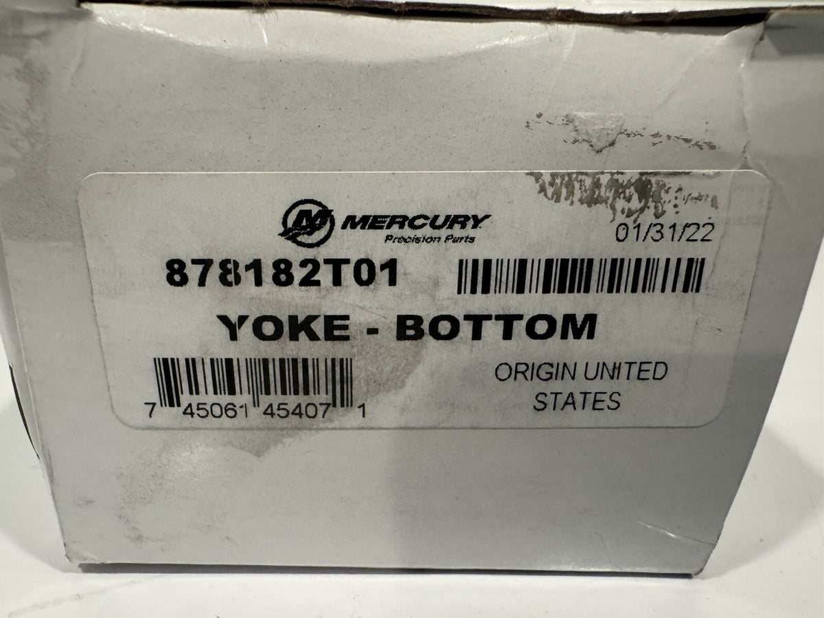 Mercury 878182T01 Yoke Bottom Genuine NEW IN BOX! FREE SHIPPING!