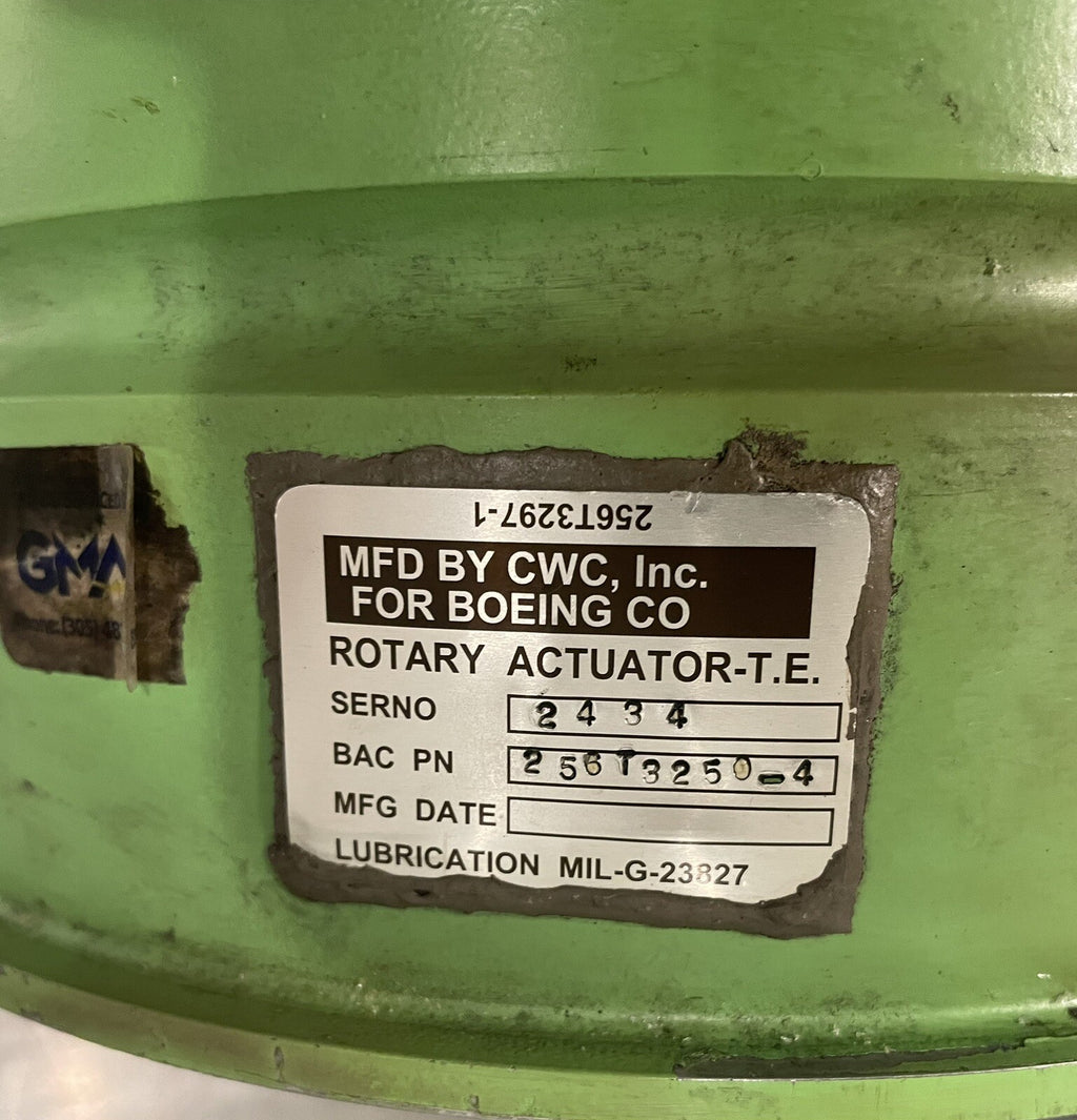 256T3250-4 Inboard Rotary Flap Actuator 256T32504 UNTESTED MAY WORK! SHIPS FREE!