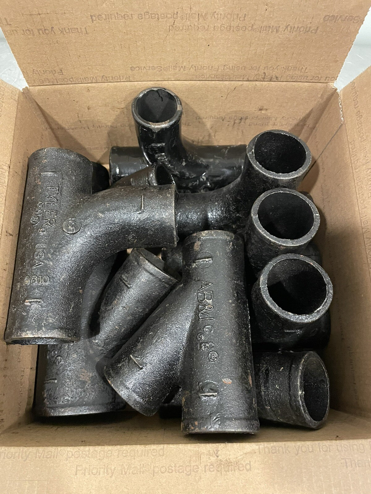 AB&I Foundry Pipe Fittings Cast Black 9PC Assorted NEW! FREE SHIPPING!