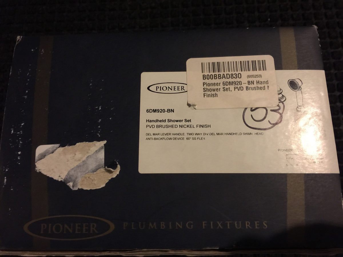 Pioneer 6DM920-BN Handheld Shower Set Brushed Nickel Finish NEW