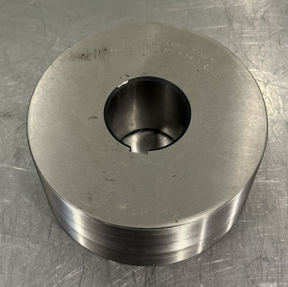 Ted Grob Corp 434-Y Thread Rolling Die 3/19 3/4-16 P.UNR NEW! FREE SHIPPING!
