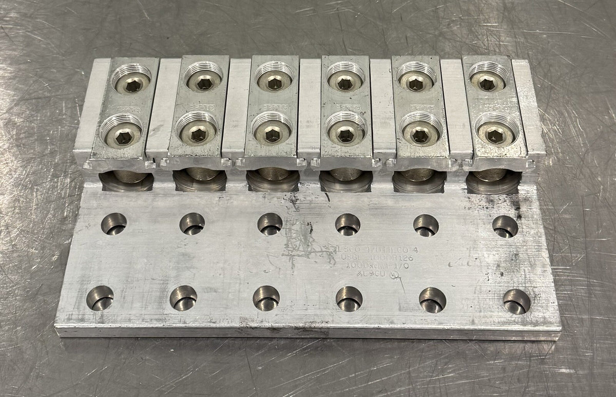 ILSCO USGL-1000R126 Lay In Connector Aluminum Terminal Strip NEW! FREE SHIPPING!