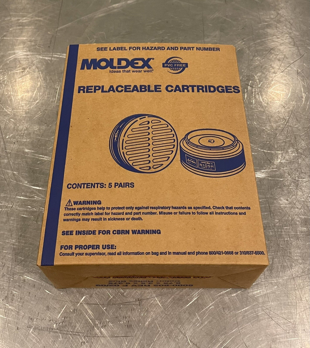 Moldex 8500 Formaldehyde Cartridges 5 PACKS OF 2 NEW IN BOX! FREE SHIPPING!