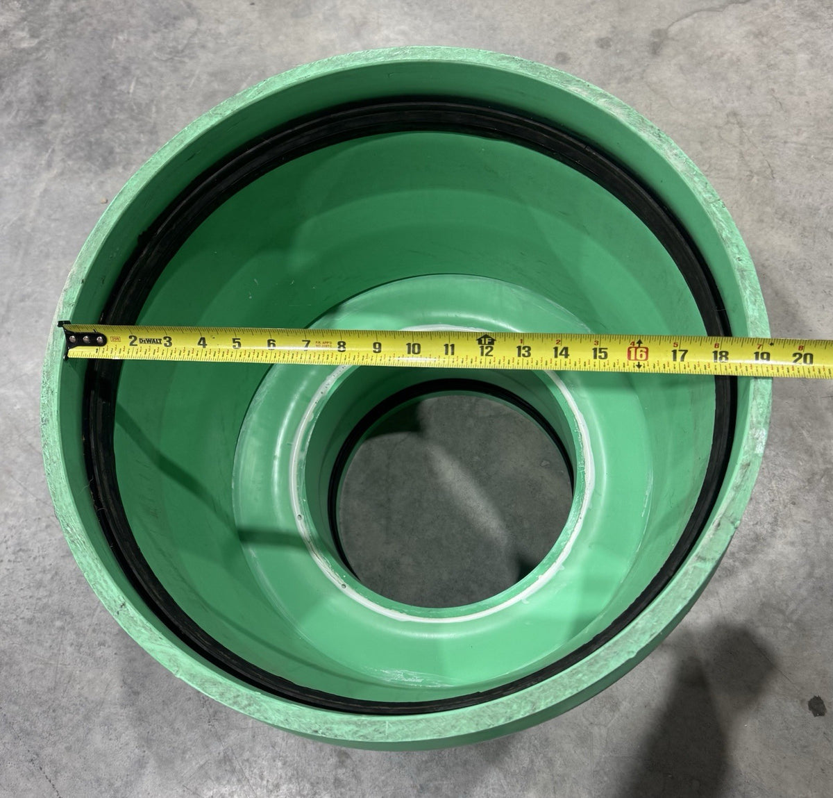 GPK 109-1218 Reducer 12x18 PVC PSM SDR-35 ASTM F-679/F-1336 NEW! FREE SHIPPING!