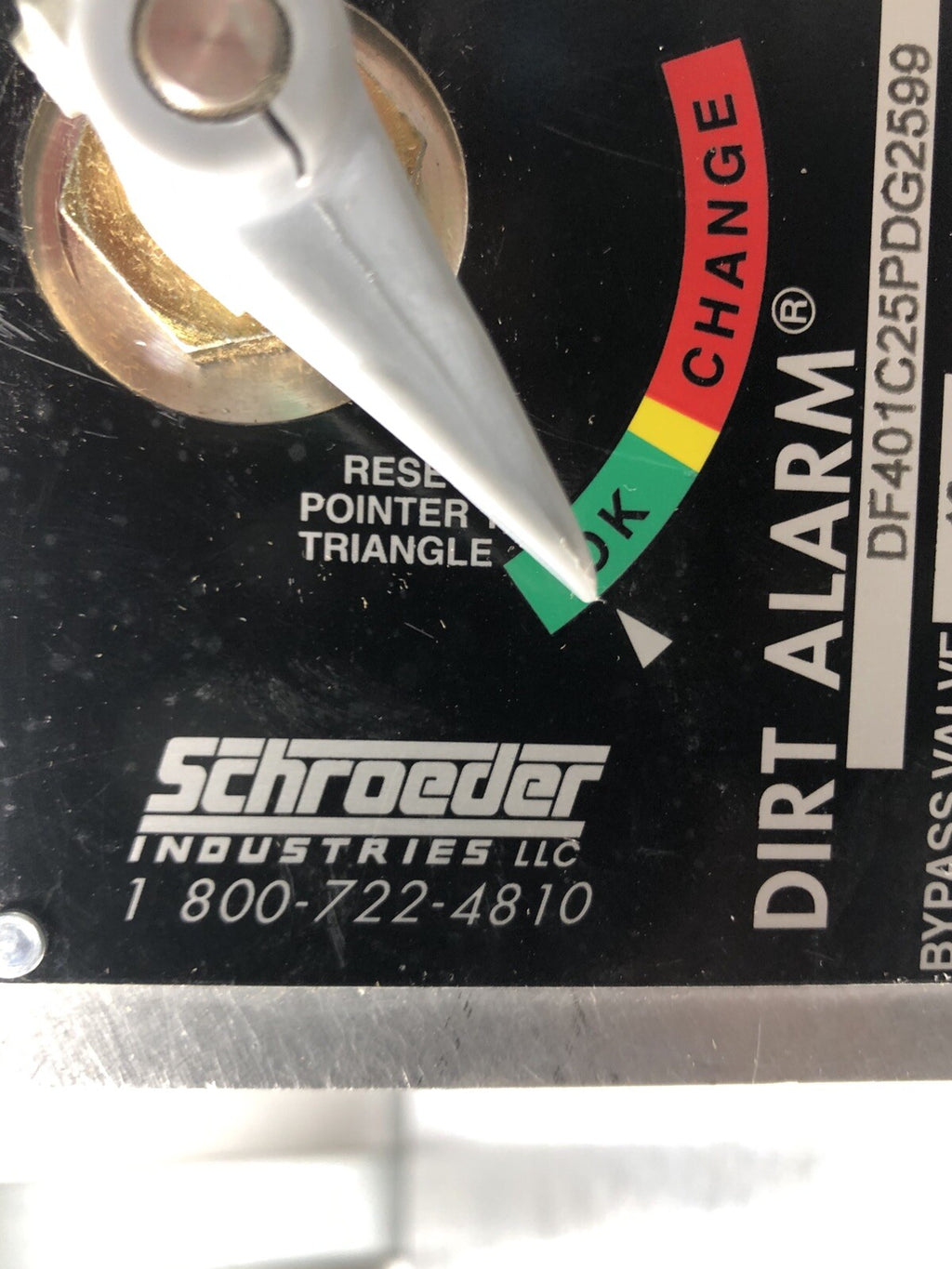 Schroeder DF401C25PDG2599 Dirt Alarm Filter Idicator Assembly NEW IN BOX!!!