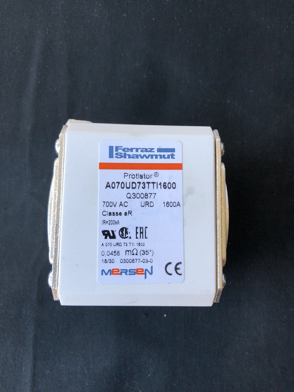 Ferraz Shawmut A070UD73TTI1600 Mersen Q300877 Fuse 1600A 700V BRAND NEW!!!