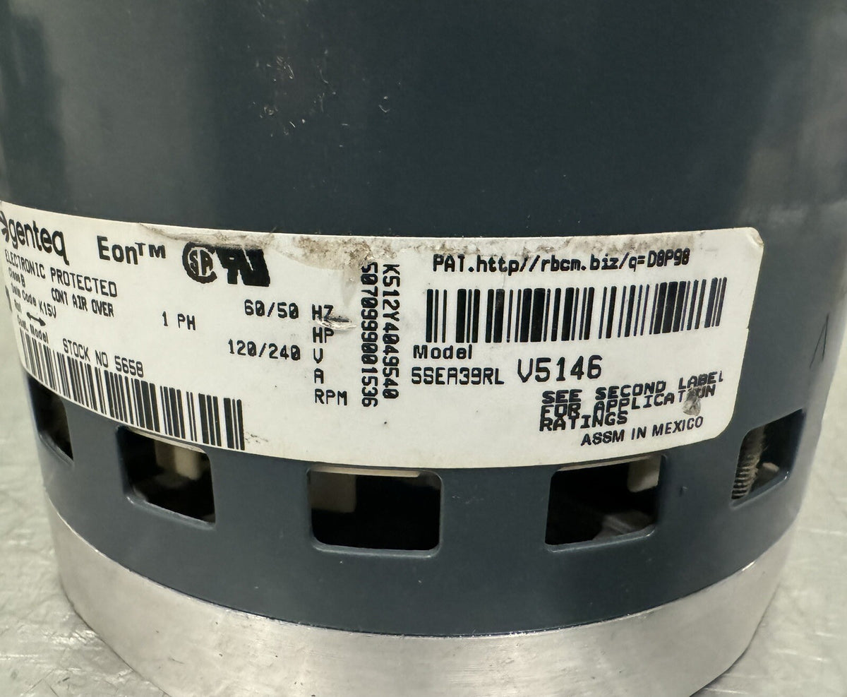 Genteq 5SEA39RLV5146 Furnace Blower Motor Trane 5658 NEW! FREE SHIPPING!