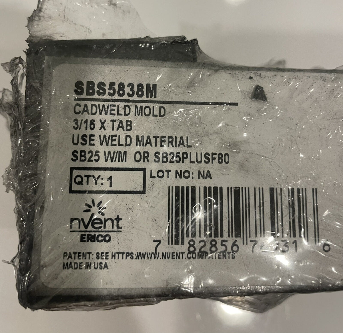 Caldwell SBS5838M Joint Bond Mold NEW! FREE SHIPPING!