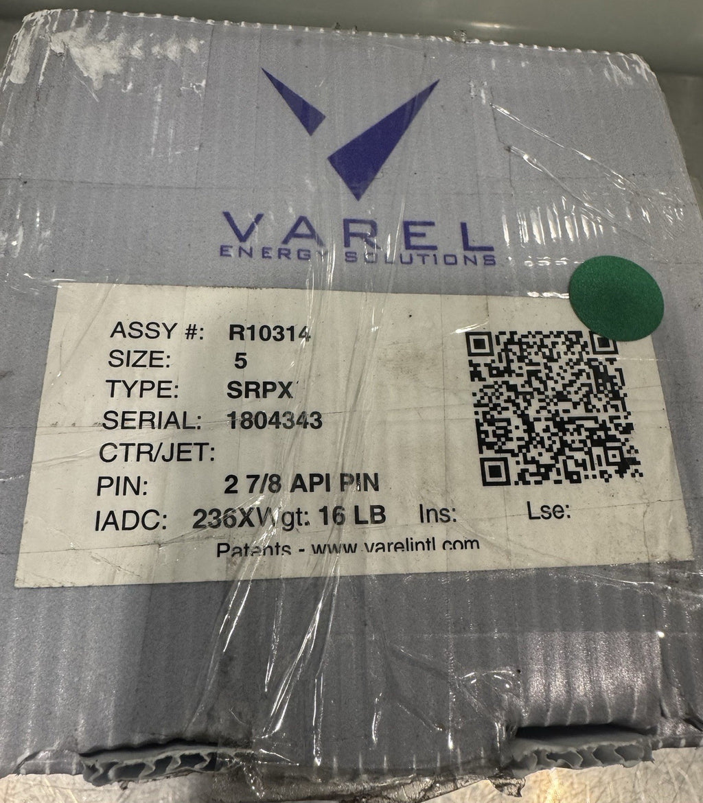 Varel Tricone Drill Bit R10314 SRPX Size 5 Jet 2-7/8 API Pin Protector NEW!